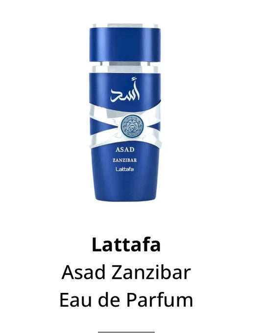 Perfume Lattafa (Asad Zanzibar Blue)